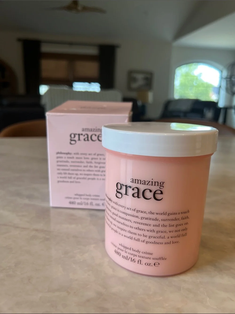 Philosophy Amazing Grace Whipped Body Crème — Soft Pink